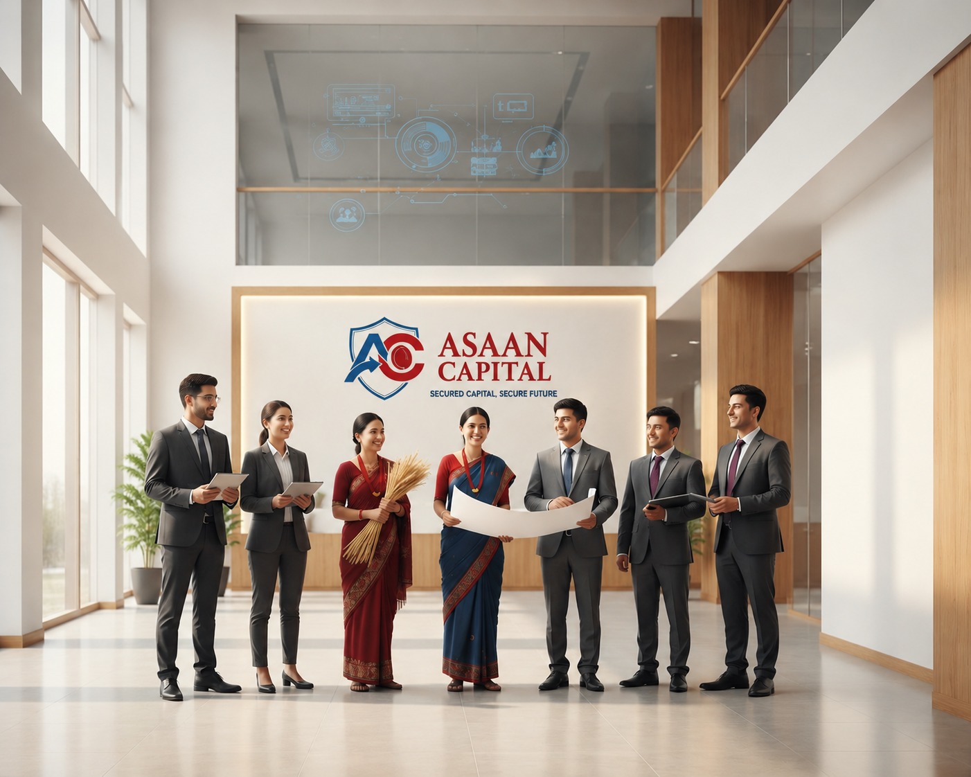 The Asaan Capital team at our Kathmandu office